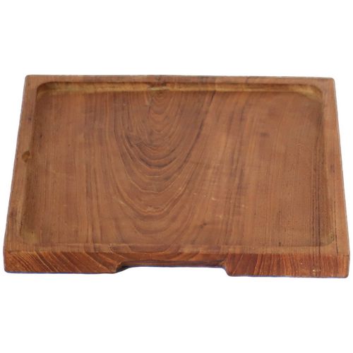 Top Table Decor Wood Rectangular Tray Antique