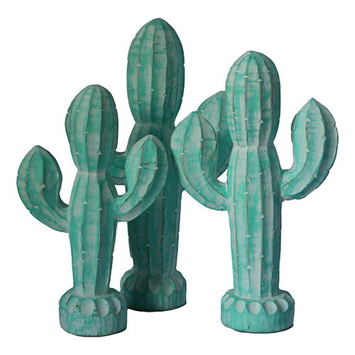 Decorative Wooden Figurine Green