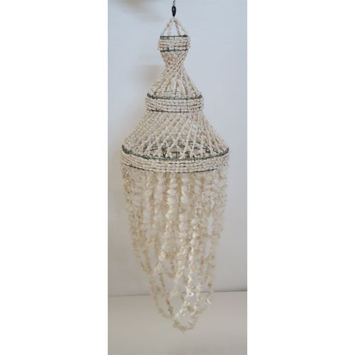 Wall Decor Shell Chandelier White