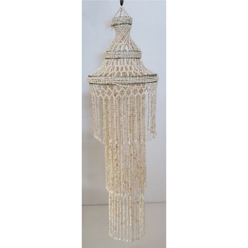 Wall Decor Shell Chandelier White